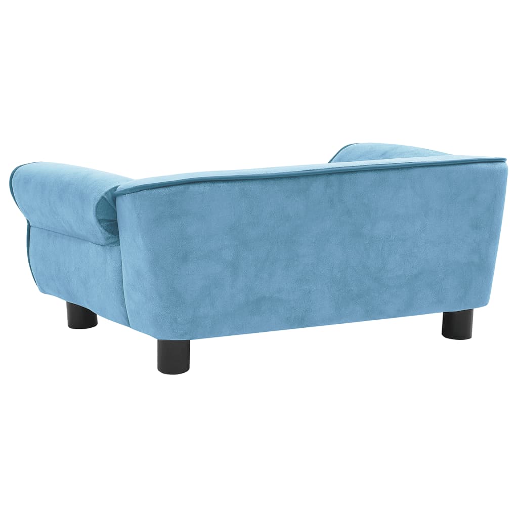 NNEVL Dog Sofa Turquoise 72x45x30 cm Plush-4
