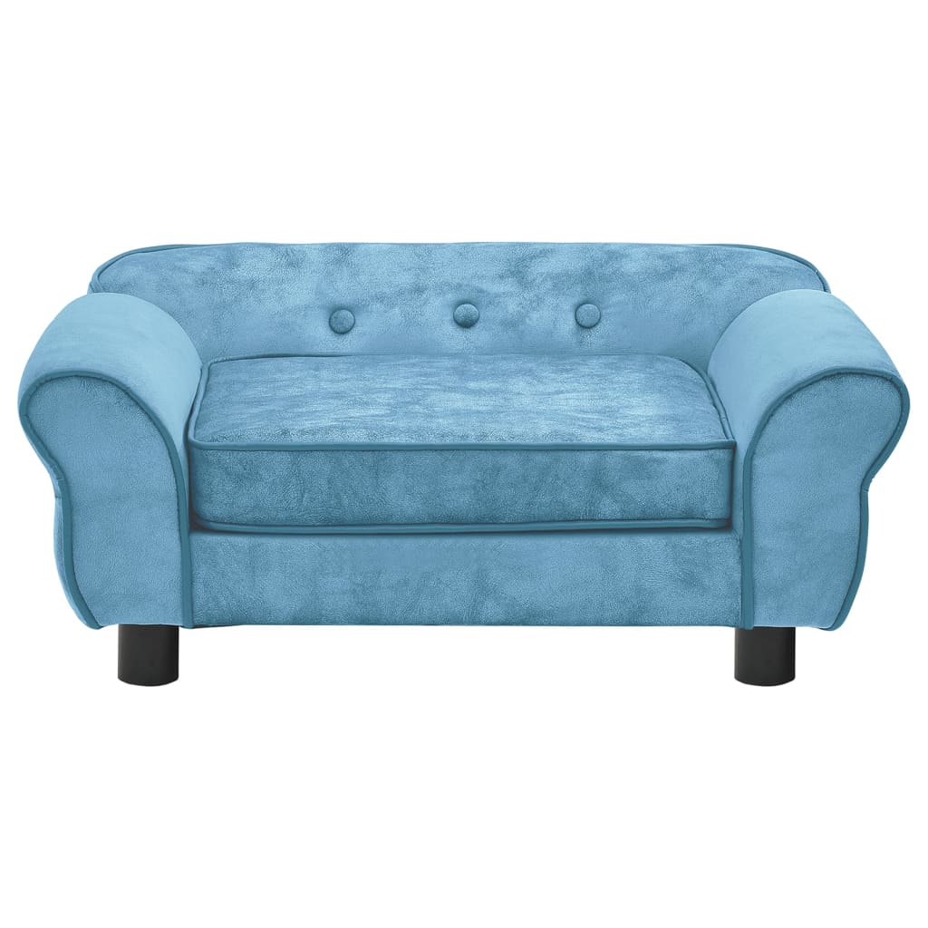 NNEVL Dog Sofa Turquoise 72x45x30 cm Plush-2