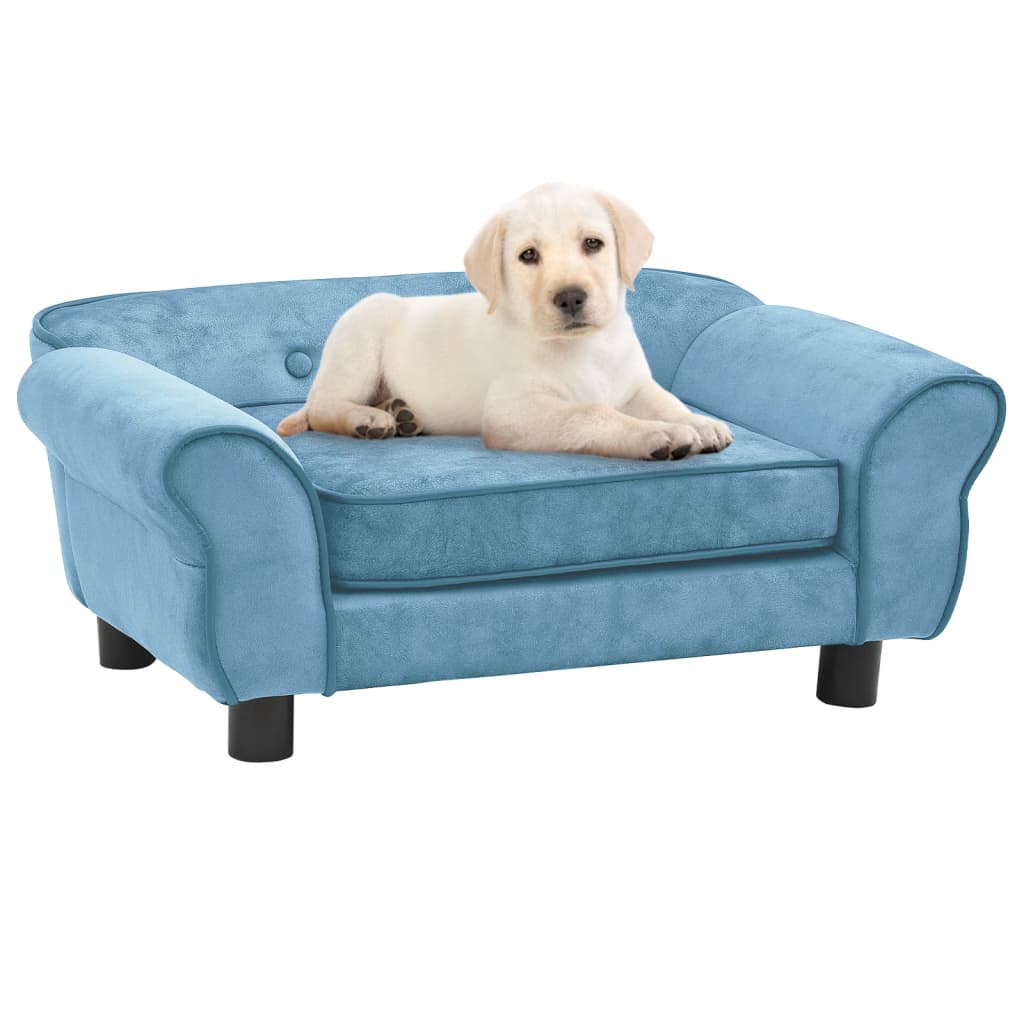 NNEVL Dog Sofa Turquoise 72x45x30 cm Plush-0